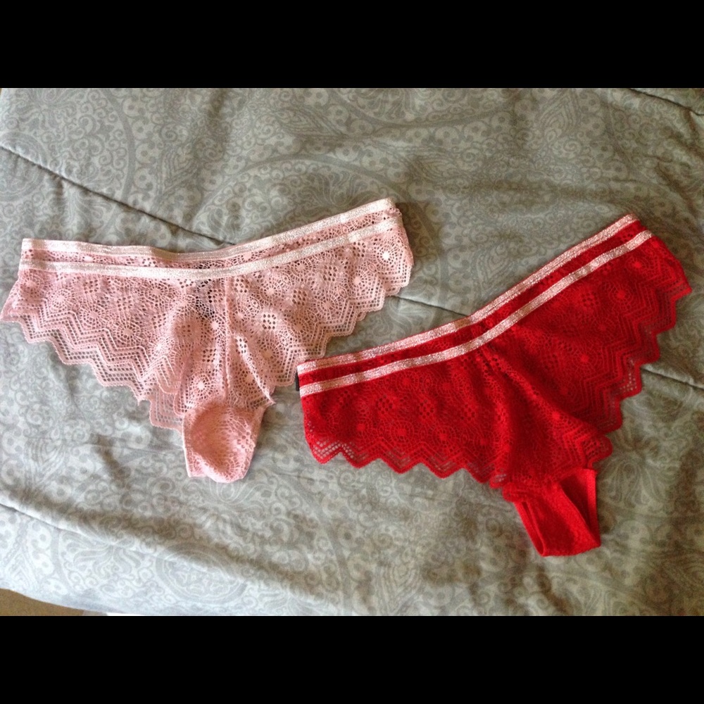 NWOT Bundle Lace Panties Underwear Bling XOXO Sz L - Picture 1 of 8